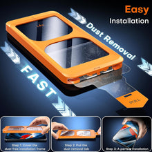 Load image into Gallery viewer, LϟK Screen Protector for Samsung Galaxy S24 FE 6.7-Inch with Auto-Installation Tool, Tempered Glass, Scratch-Resistant, [Military Grade Protection] Film, 3-Pack
